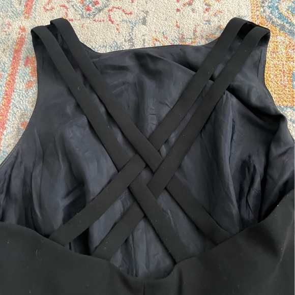 Chaps slinky strappy long black party dress - Picture 7 of 8